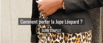 Tenue avec jupe imprimé léopard.