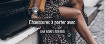 Chaussures avec robe léopard