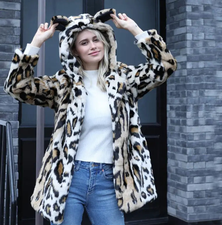 Manteau léopard.