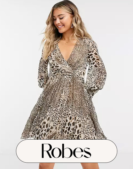 robe léopard