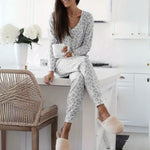 Pyjama Femme Léopard Gris - Vignette | My Léopard