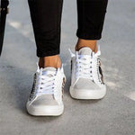 Baskets Blanches Léopard - Vignette | My Léopard