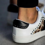 Baskets Blanches Léopard - Vignette | My Léopard