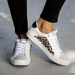 Baskets Blanches Léopard - Vignette | My Léopard