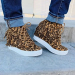 Baskets Femme Léopard à Franges - Vignette | My Léopard