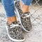 Baskets léopard mocassins.