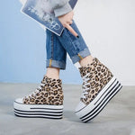 Baskets Montantes Léopard - Vignette | My Léopard