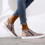 Baskets Montantes Léopard Beige - Vignette | My Léopard