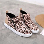 Baskets Montantes Léopard Beige - Vignette | My Léopard