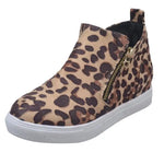 Baskets Montantes Léopard Zippées - Vignette | My Léopard