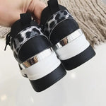 Baskets Noires et Léopard - Vignette | My Léopard