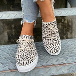 Baskets Plateforme Léopard Beige - Vignette | My Léopard