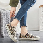 Baskets Toile Léopard Basse - Vignette | My Léopard