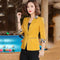 Blazer femme léopard jaune.