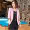 Blazer rose léopard femme.