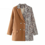 Leopard Print and Brown Blazer - Vignette | My Léopard