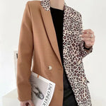 Leopard Print and Brown Blazer - Vignette | My Léopard