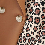 Leopard Print and Brown Blazer - Vignette | My Léopard
