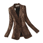 Fitted Leopard Blazer - Vignette | My Léopard