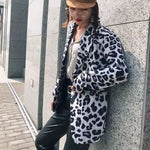 Blazer Léopard Noir et Blanc - Vignette | My Léopard