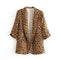 Blazer motif léopard.