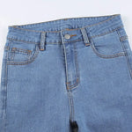 Jean azul con leopardo - Vignette | My Léopard