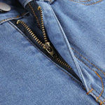 Jean azul con leopardo - Vignette | My Léopard