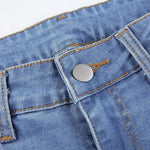 Jean azul con leopardo - Vignette | My Léopard