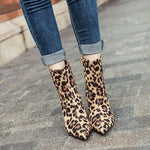 Bottines à Talons Léopard - Vignette | My Léopard