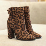 Leopard Print Women's Ankle Boots - Vignette | My Léopard