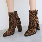 Leopard Print Women's Ankle Boots - Vignette | My Léopard