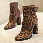 Leopard Print Women's Ankle Boots - Vignette | My Léopard