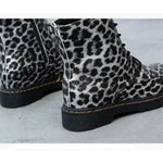 Bottines Imprimées Léopard Grises - Vignette | My Léopard