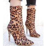 Bottines Lacets Léopard - Vignette | My Léopard