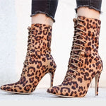 Bottines Lacets Léopard - Vignette | My Léopard