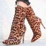 Bottines Lacets Léopard - Vignette | My Léopard