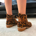 Bottines Léopard à Fermeture Éclair Jaunes - Vignette | My Léopard