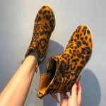 Bottines Léopard à Fermeture Éclair Jaunes - Vignette | My Léopard