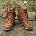 Bottines Léopard à Franges - Vignette | My Léopard