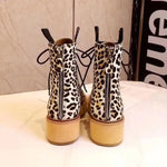 Leopard Platform Ankle Boots - Vignette | My Léopard