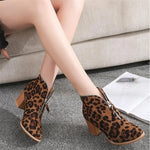 Bottines Léopard à Talons Camel - Vignette | My Léopard