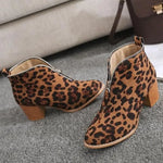 Bottines Léopard à Talons Camel - Vignette | My Léopard