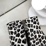 White Leopard Ankle Boots - Vignette | My Léopard