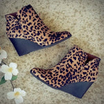 Bottines Léopard Compensées - Vignette | My Léopard