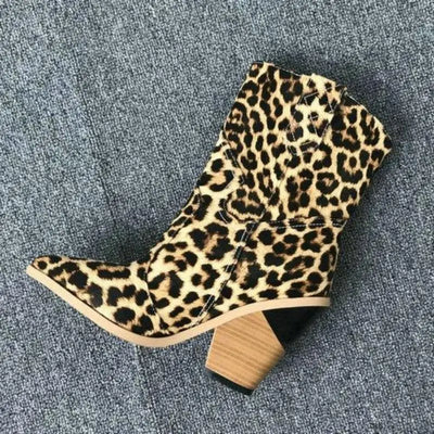 bottines leopard country