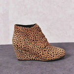 Bottines Léopard Talons Compensées - Vignette | My Léopard