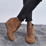 Bottines Léopard Talons Compensées - Vignette | My Léopard