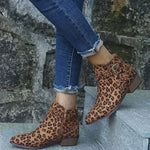 Botines planos de leopardo - Vignette | My Léopard