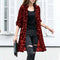 Cardigan Rouge Léopard