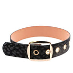Women's Leopard Eyelet Belt - Vignette | My Léopard